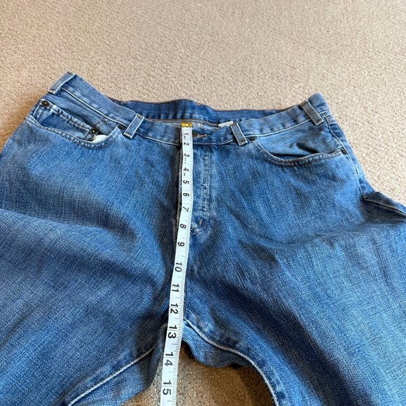 Abercrombie & Fitch Jeans Baggy Loose Relaxed Button Fly Preppy Academia Size 34 - Picture 12 of 15